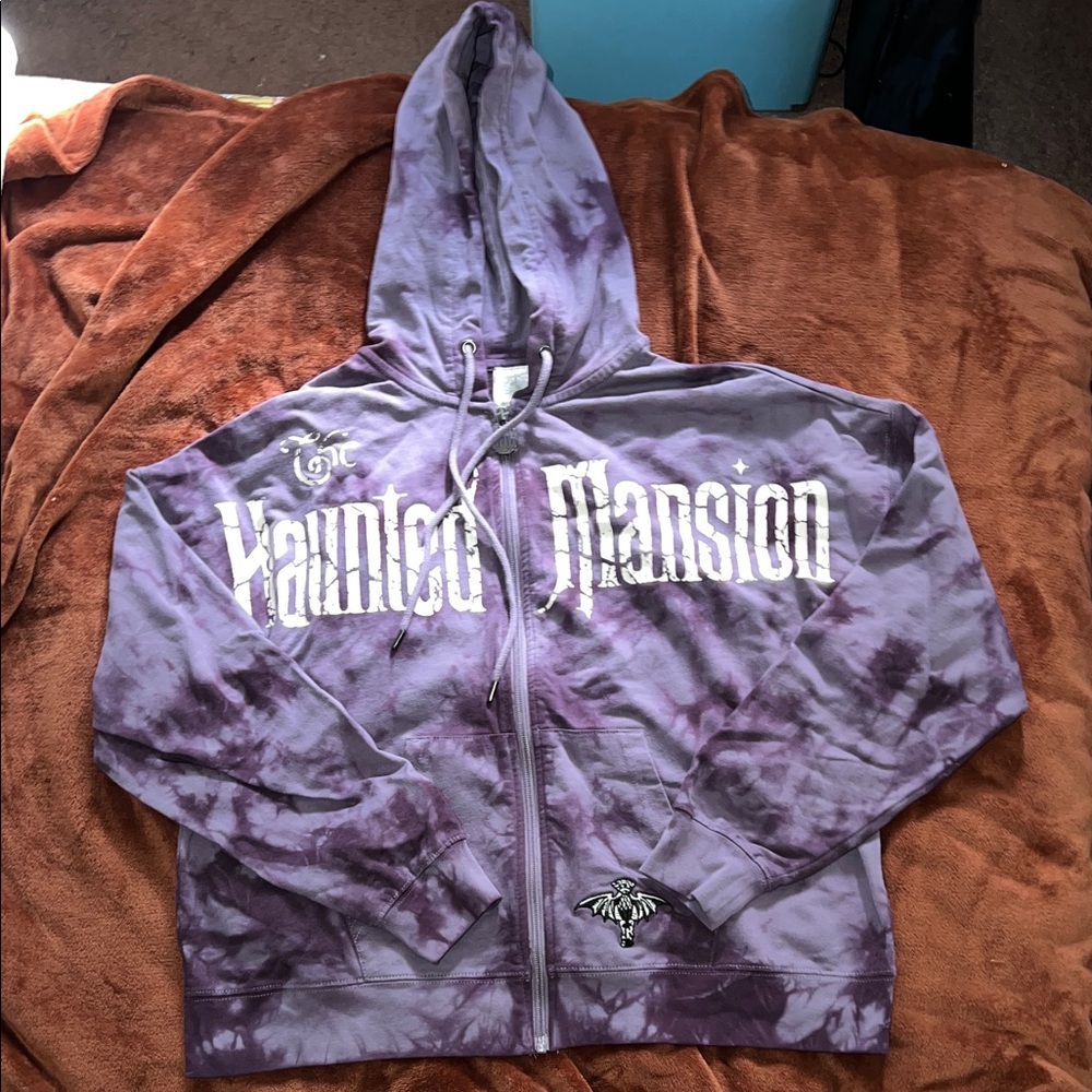 Haunted Mansion Purple Tie Dye Hoodie